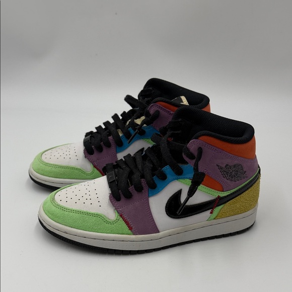 Jordan 1 Mid SEMulti-Color (Women's)
